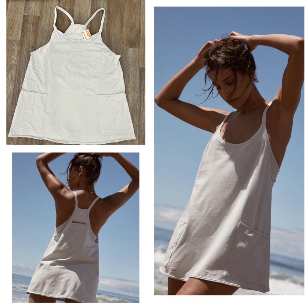 Free People | Hot Shot Mini Dress NWOT | White - Picture 3 of 13